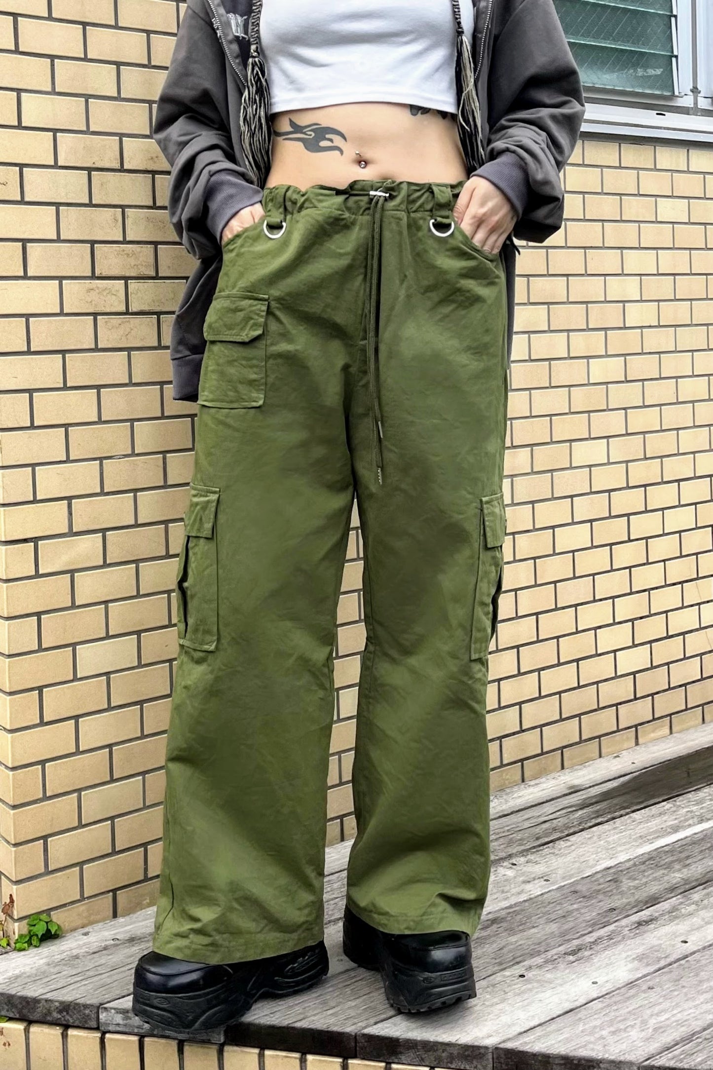 ドロースストリングカーゴパンツ DPA80030