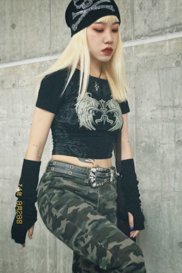 エンジェルクロップピチTシャツ DPA80037