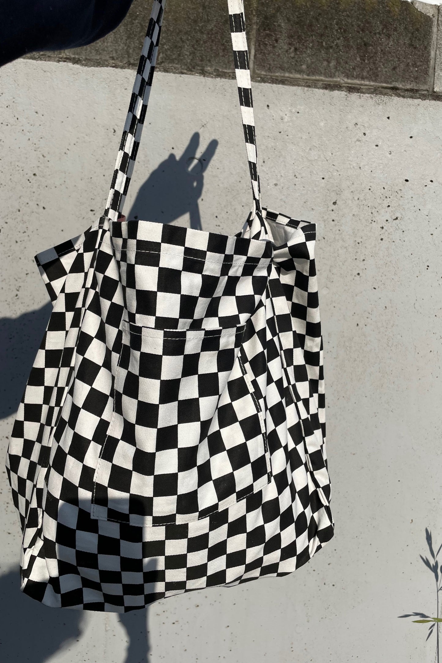 チェッカートートバッグ DPA27025