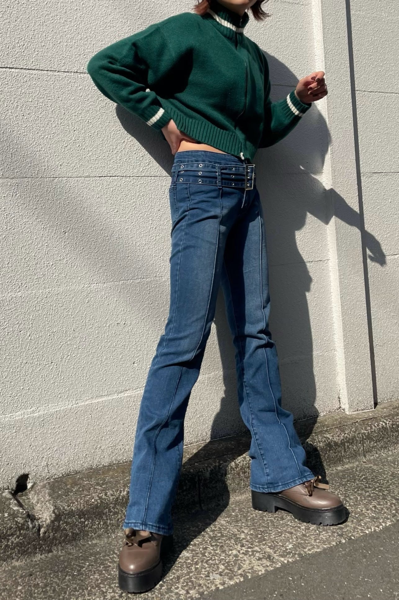 センタープレスフレアデニム DPA20002