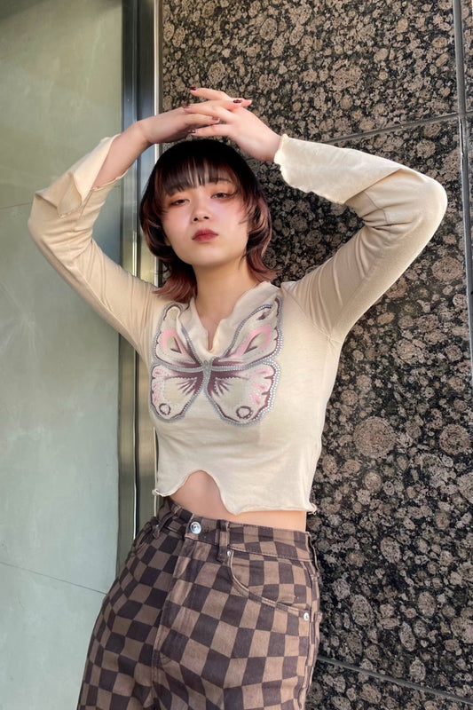 バタフライショートトップス DPA20006