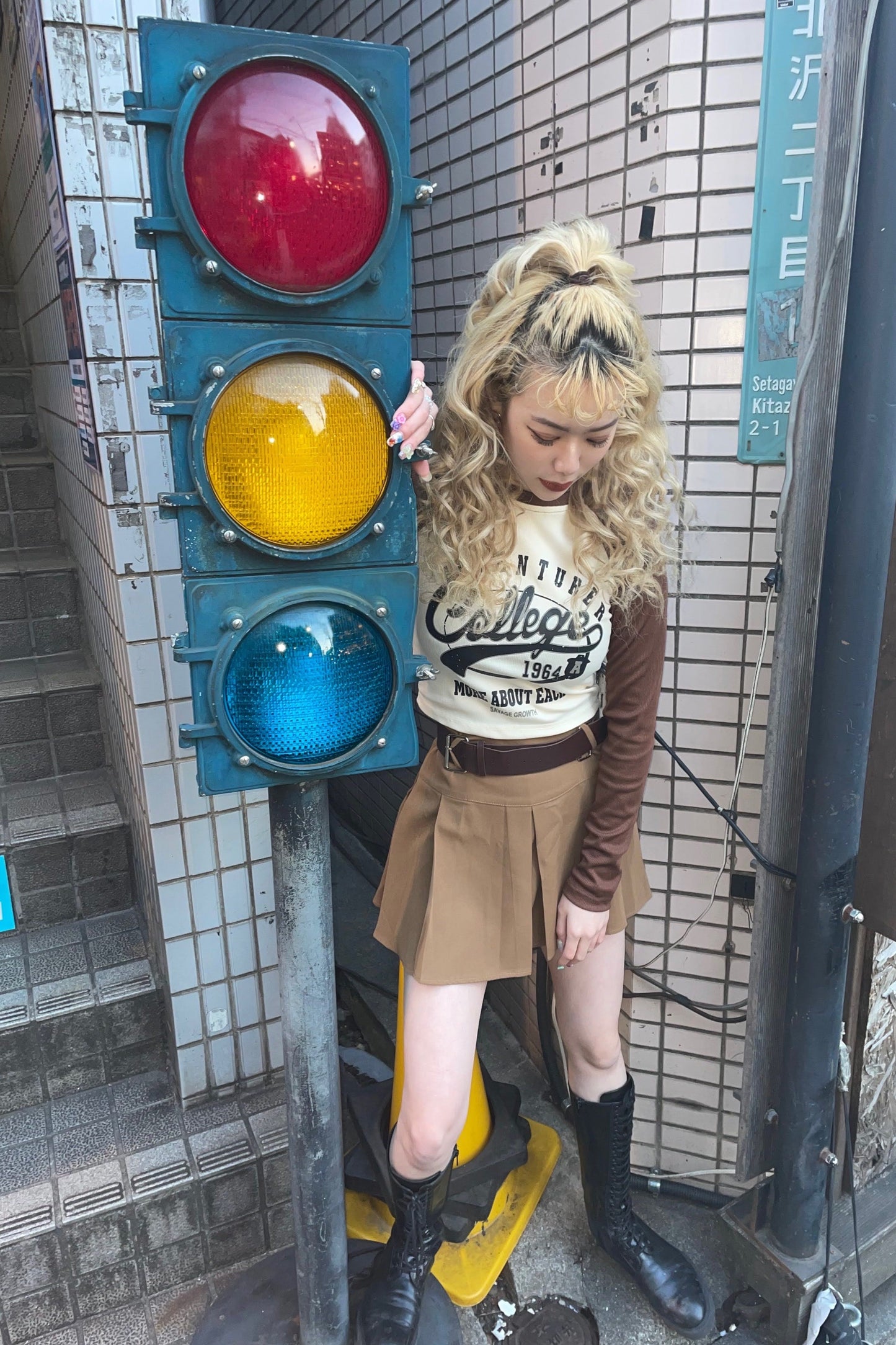 グラフィックロングTシャツ DPA18031