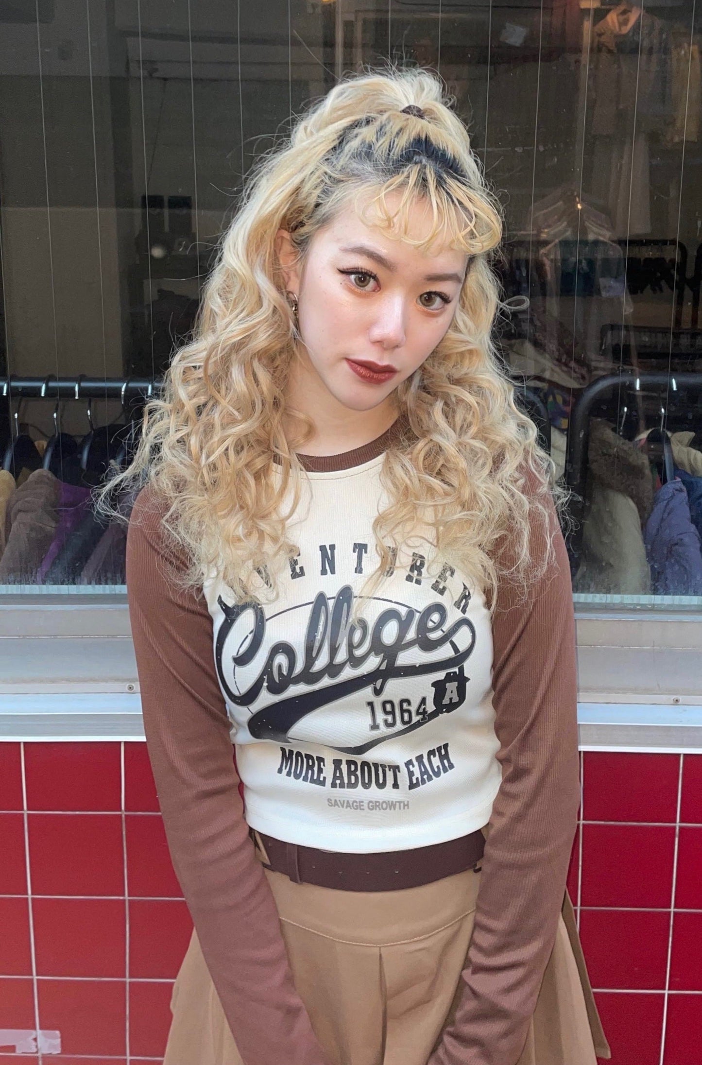 グラフィックロングTシャツ DPA18031
