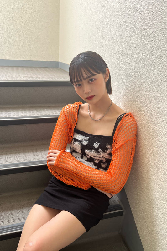 パンチングニットカーディガン DPA51041