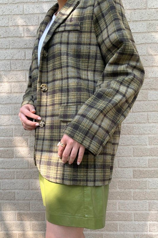 レトロチェックジャケット DPA02064