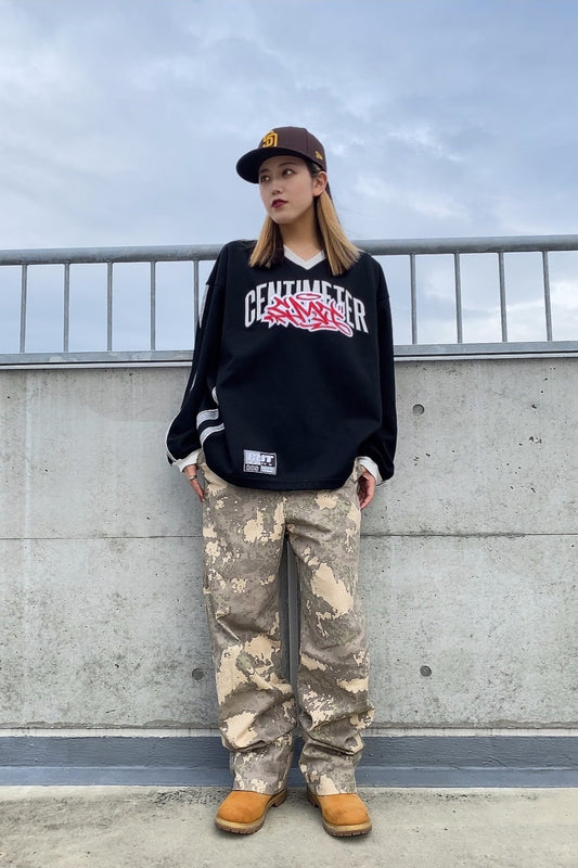 タイダイ柄ストレートデニムパンツ DPB02029