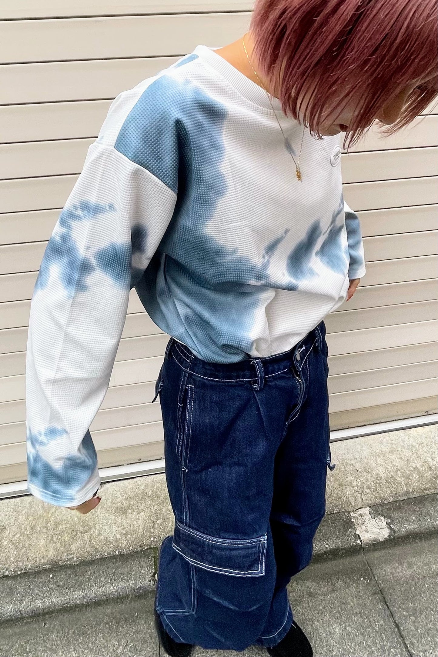 タイダイロングTシャツ DPA87056