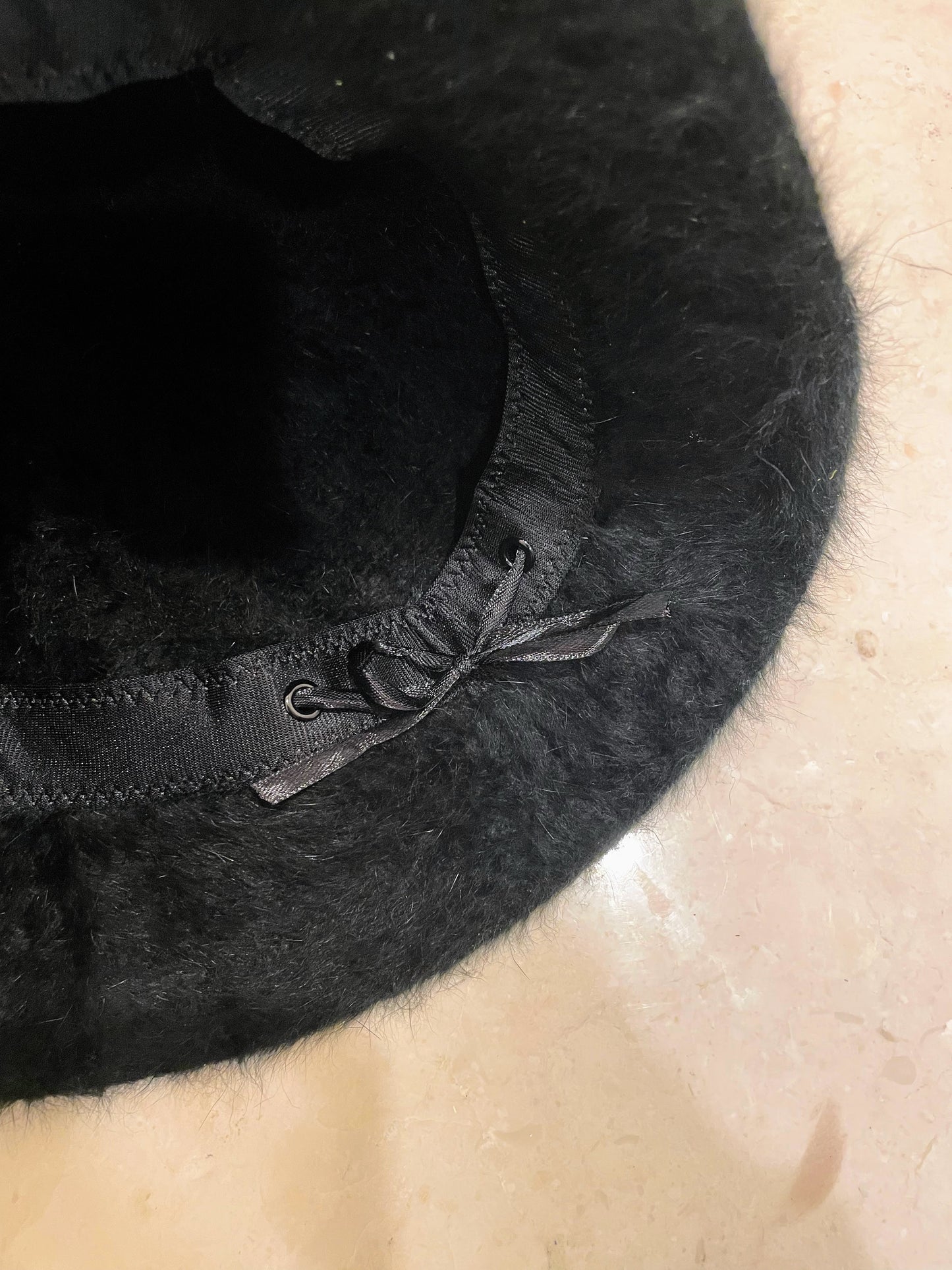 フェイクファーバケットハット CPA14018