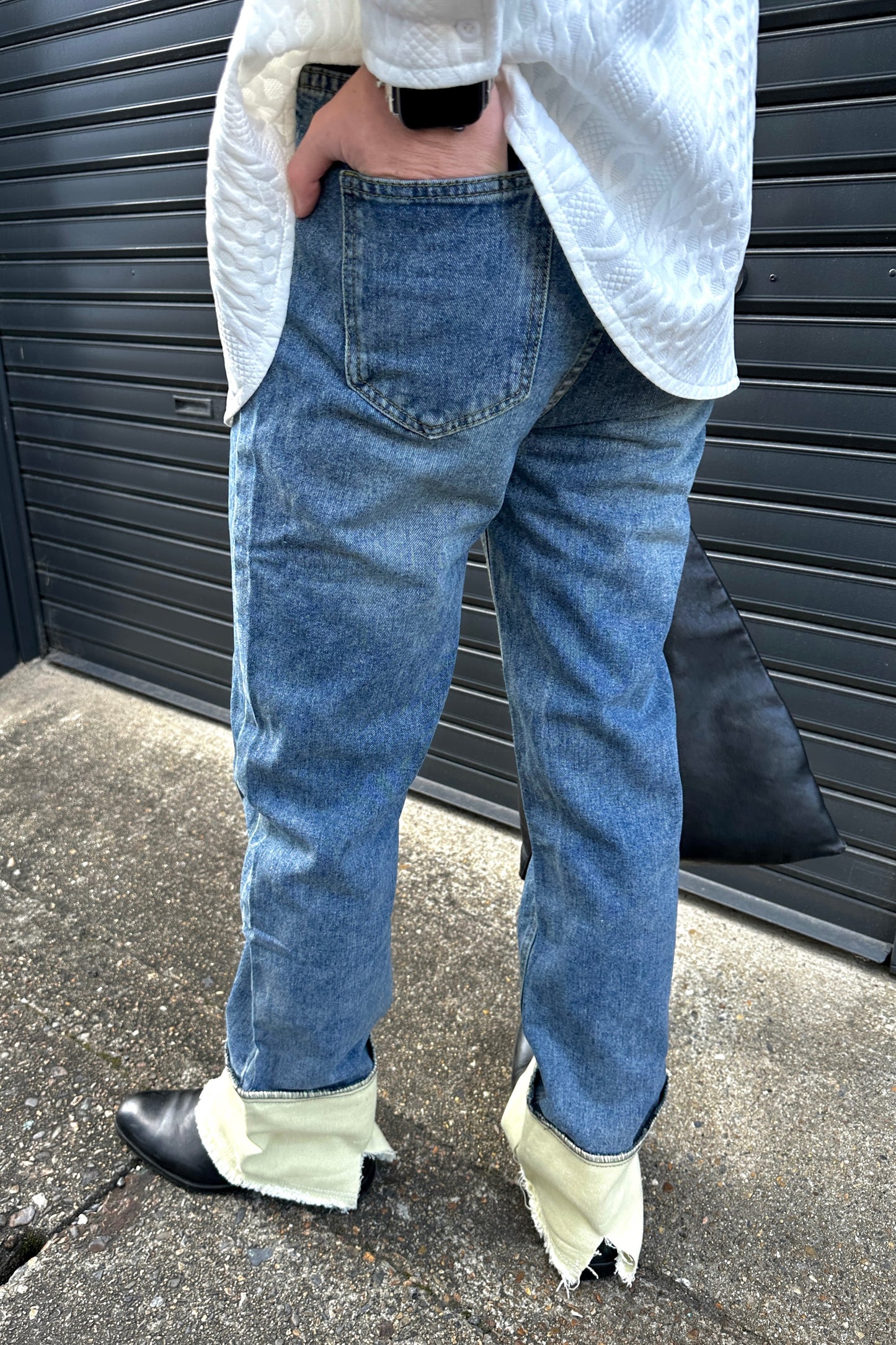 ロールアップデニムパンツ SPA05008