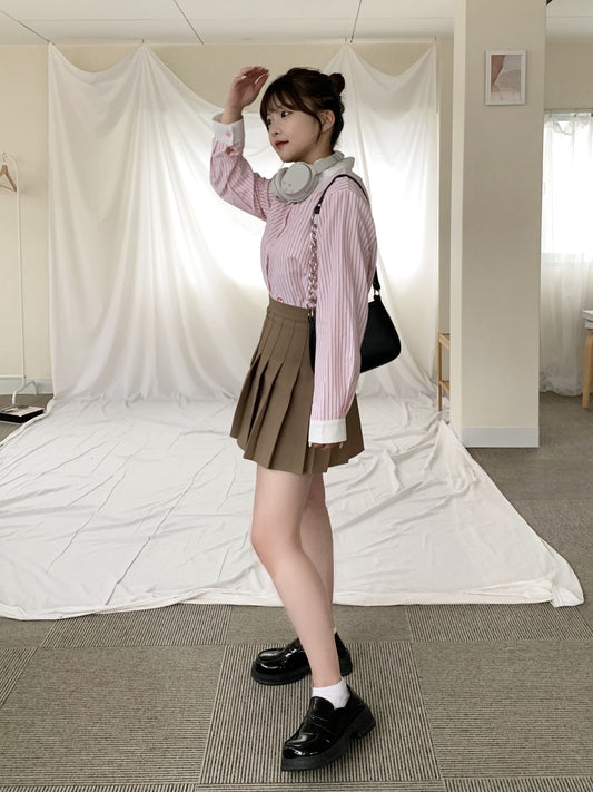 ストライプクロップドシャツ CPA30010