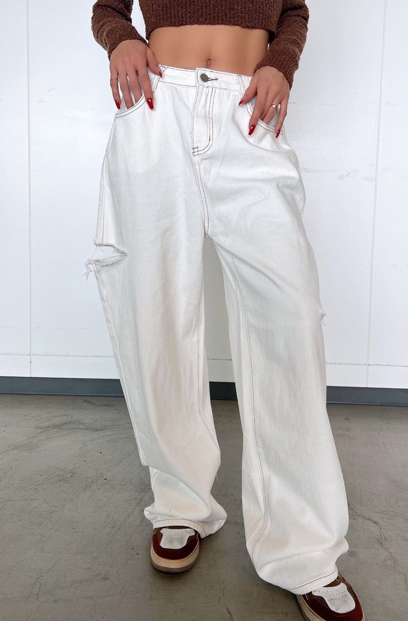 ワイドデニムパンツ DPB10028