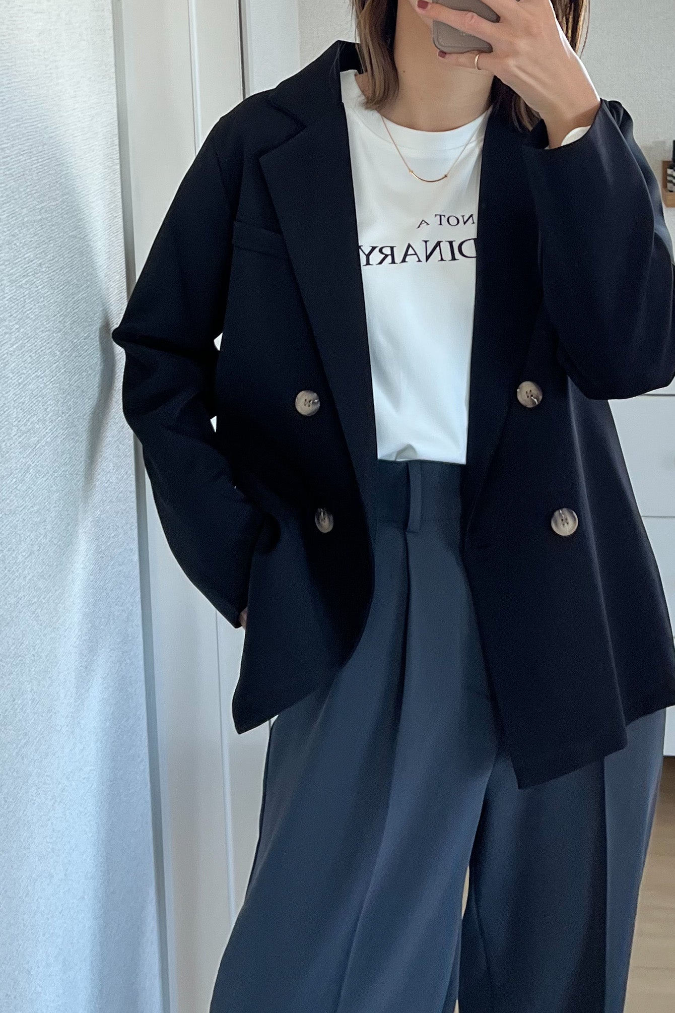 ダブルボタンルーズテーラードジャケット CPA04006