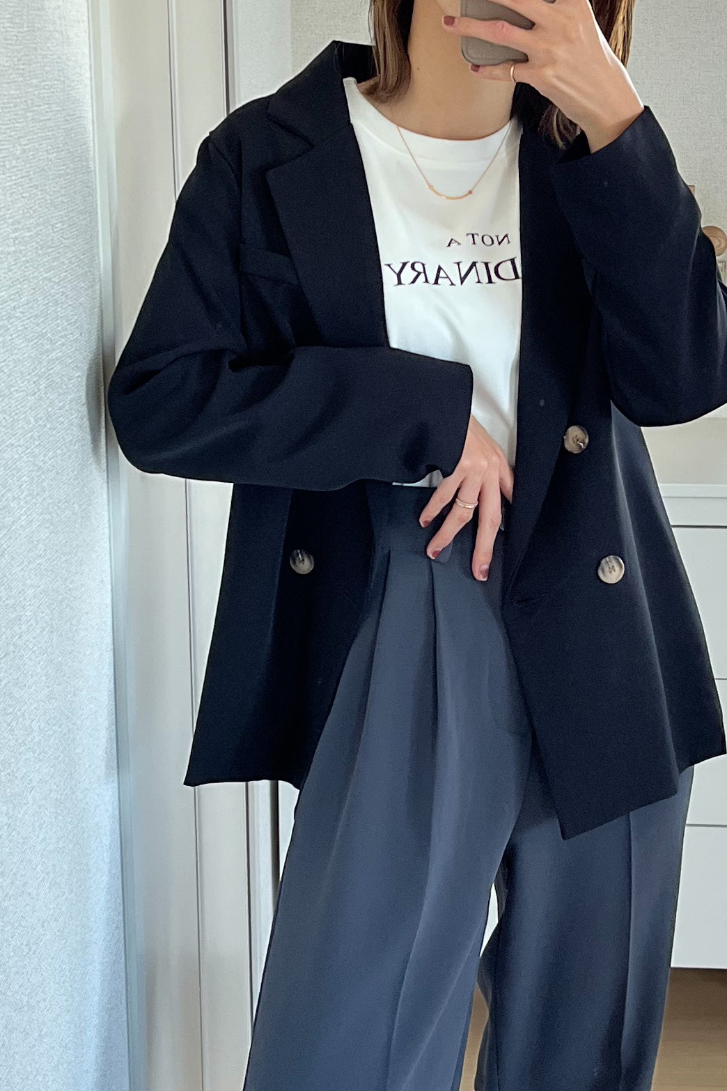 ダブルボタンルーズテーラードジャケット CPA04006