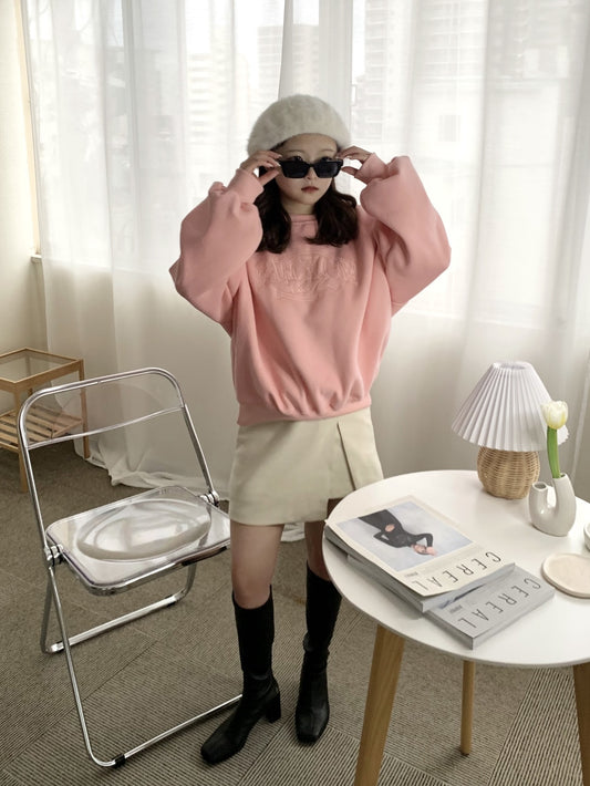 ピンクボリュームロゴスウェット CPA30015