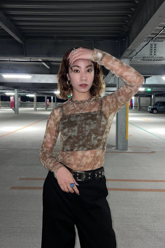 タイダイシースルートップ DPA39016