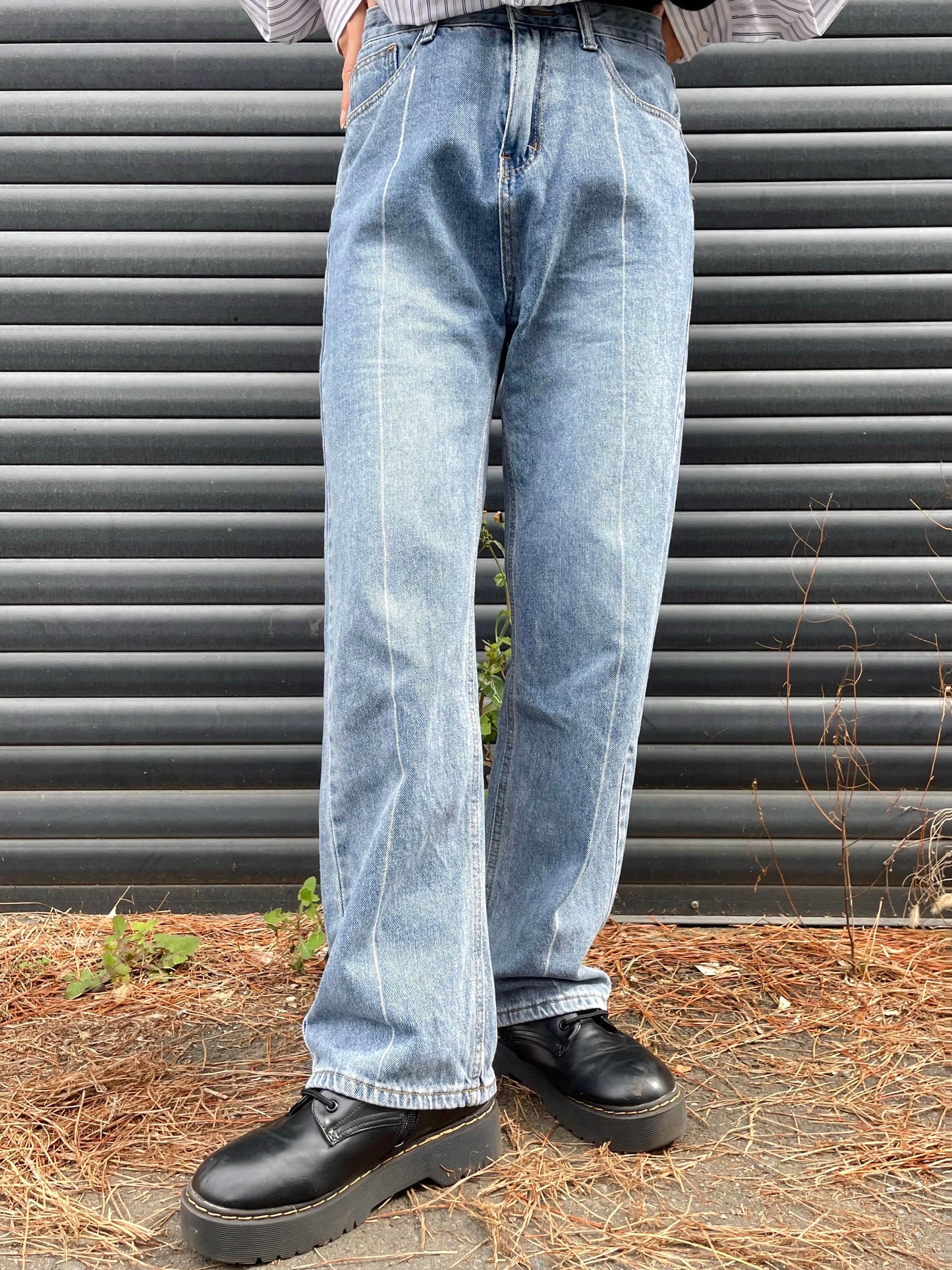 ハイウエストラインデニムパンツ DPA96124