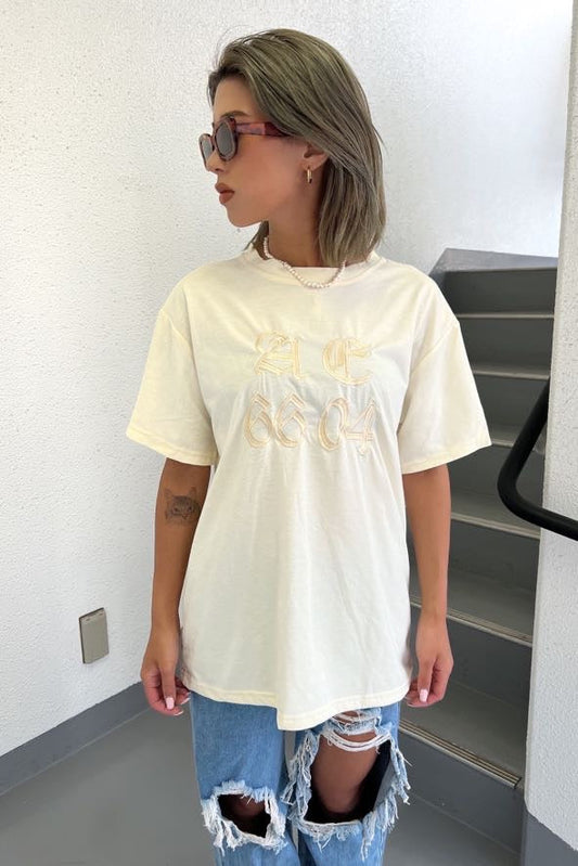 ロゴ刺繍Tシャツ DPA47008