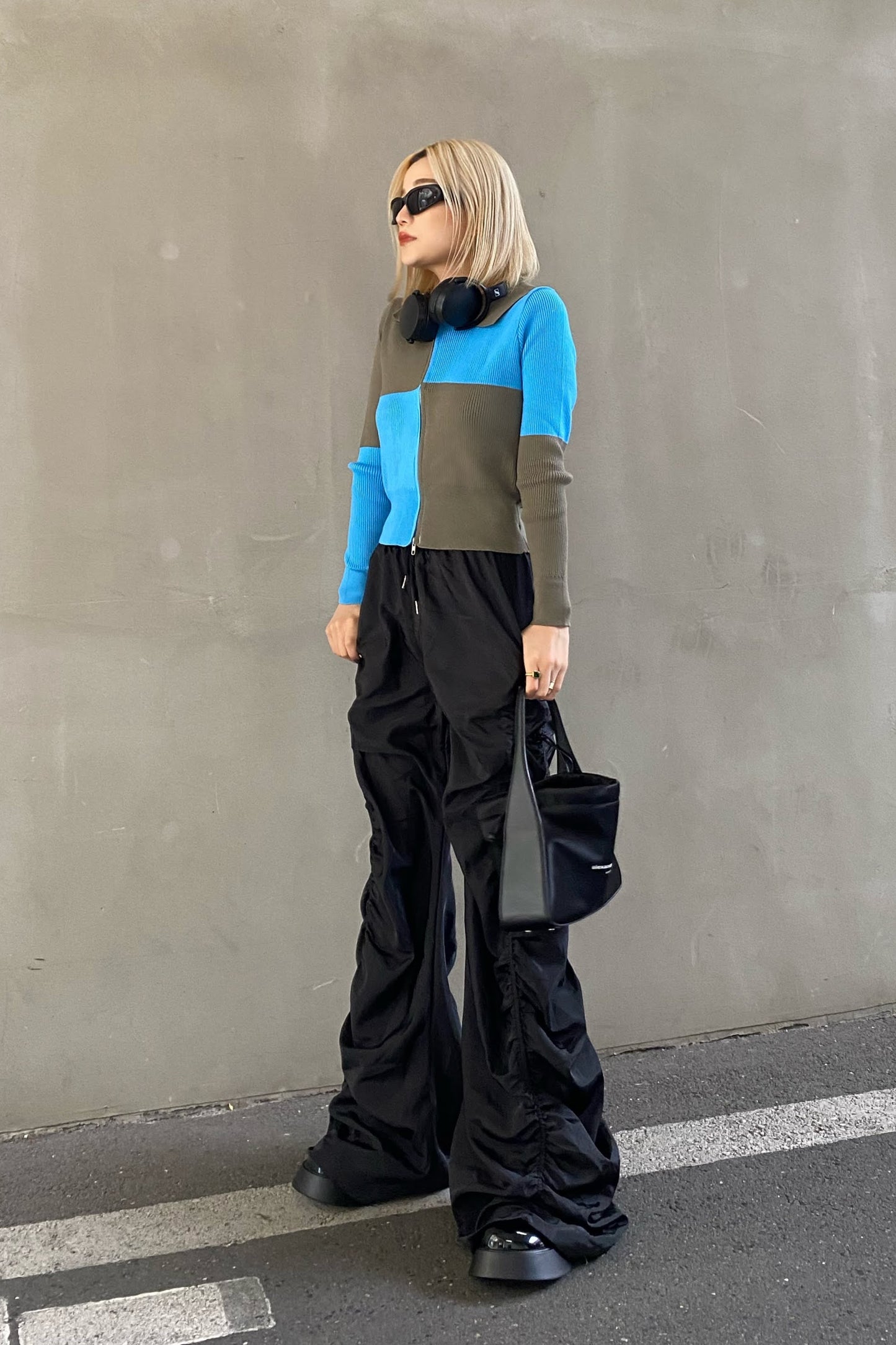 ブロックジップニット DPB26068