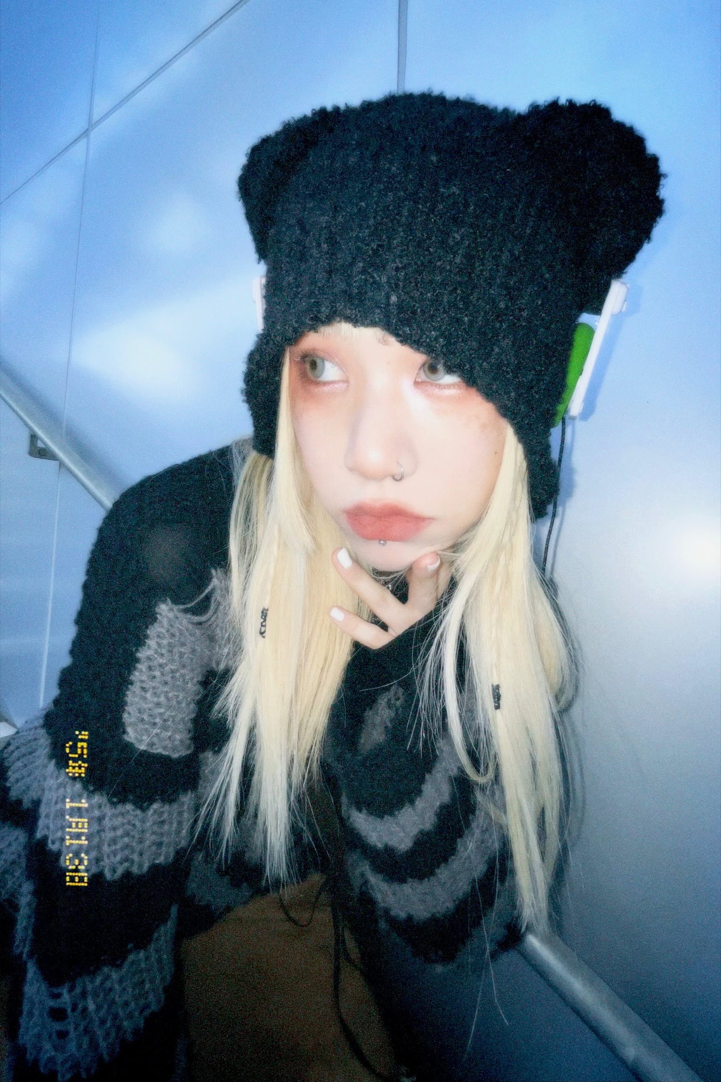 ネコ耳ニットキャップ DPA80104