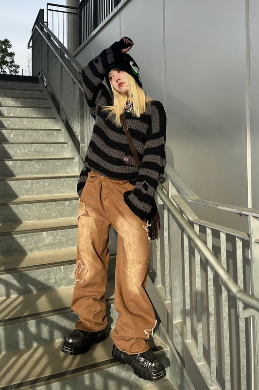 スターカットオフデニムパンツ DPA80106