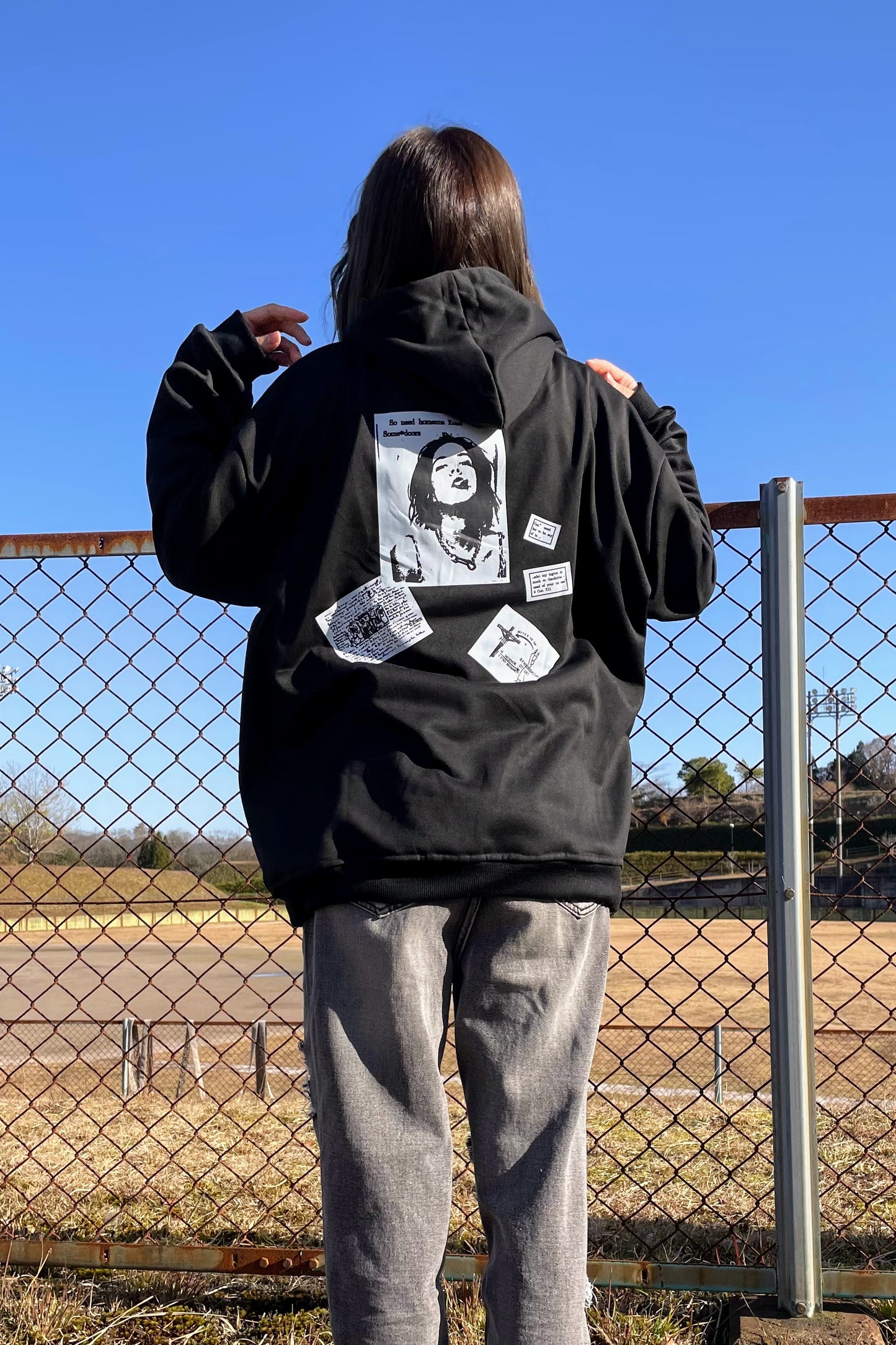 バックロゴパーカー DPA61127