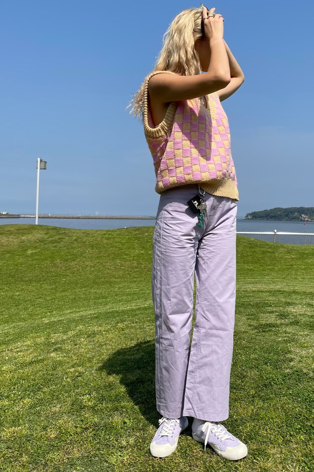 カラフルチェックボードベスト DPA17069