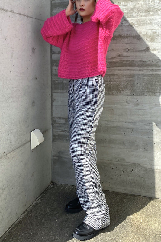ハウンドトゥースチェックパンツ DPA14008