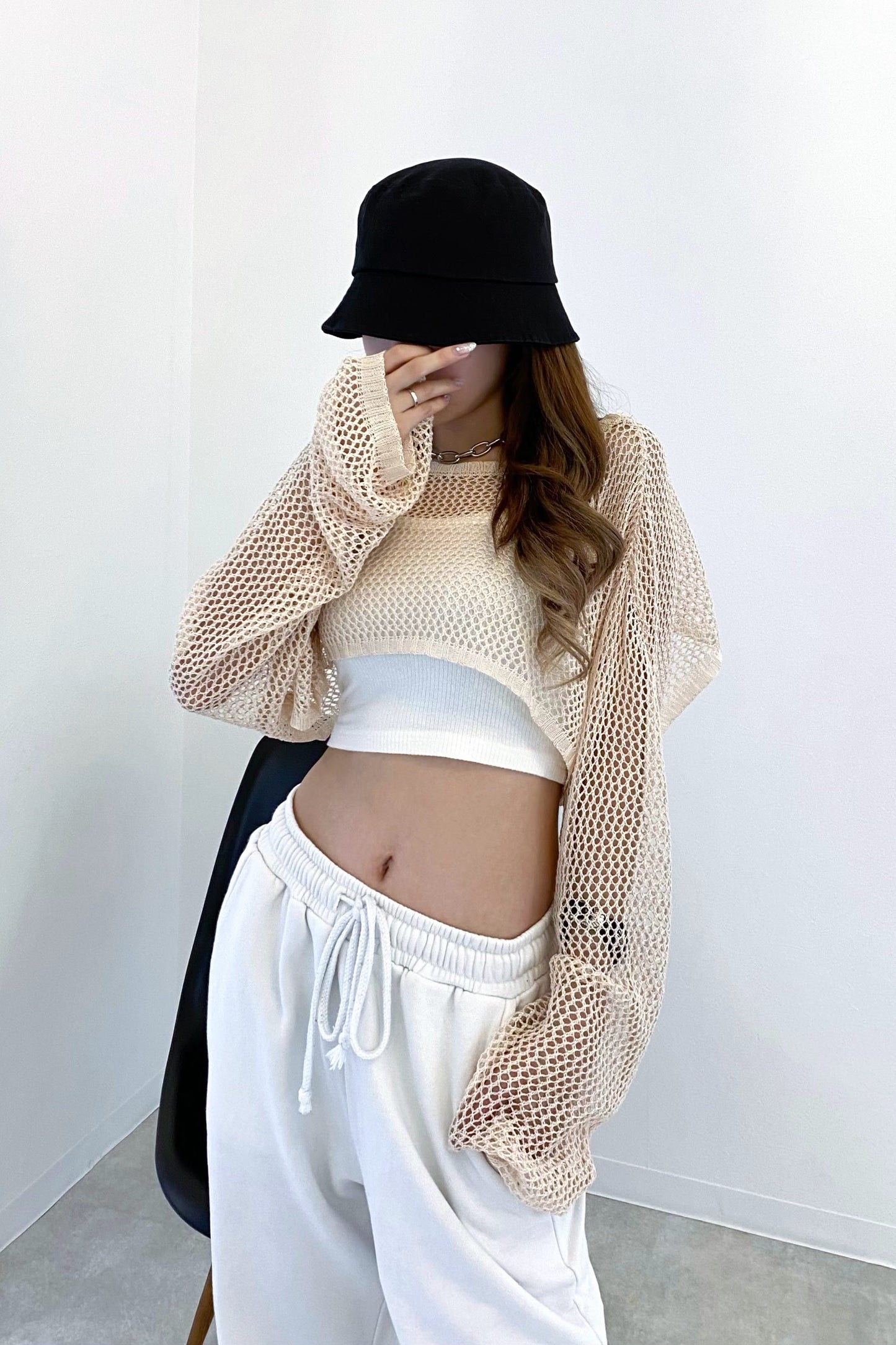 シアーニットトップス DPA64032