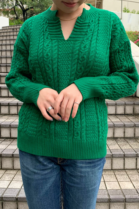 Vネックオーバーセーター DPA02100