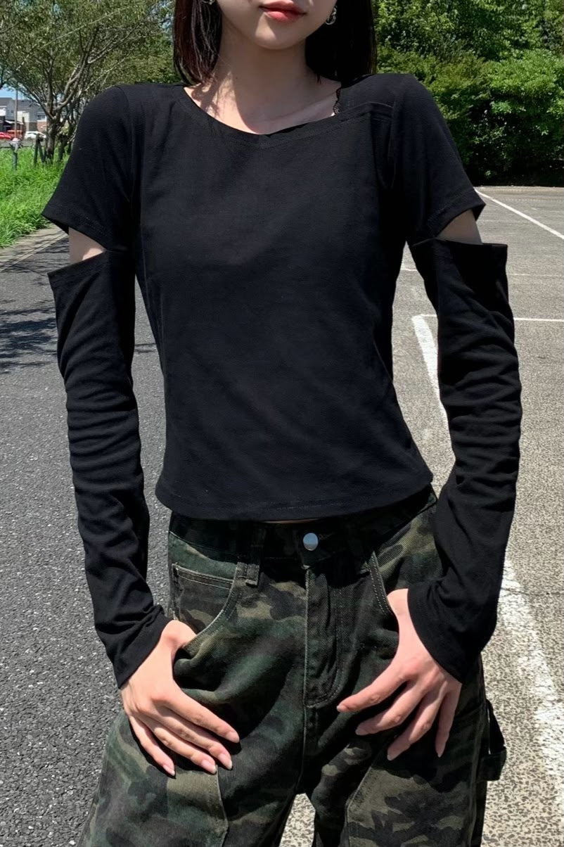ユニークロングTシャツ DPA76023