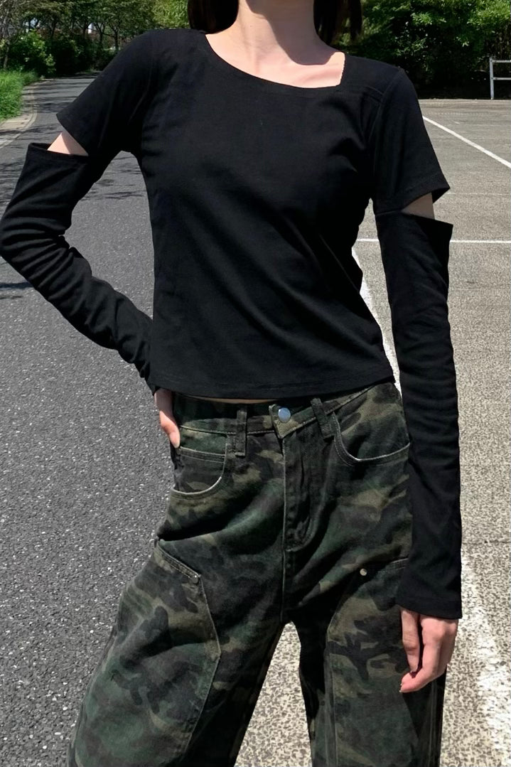 ユニークロングTシャツ DPA76023