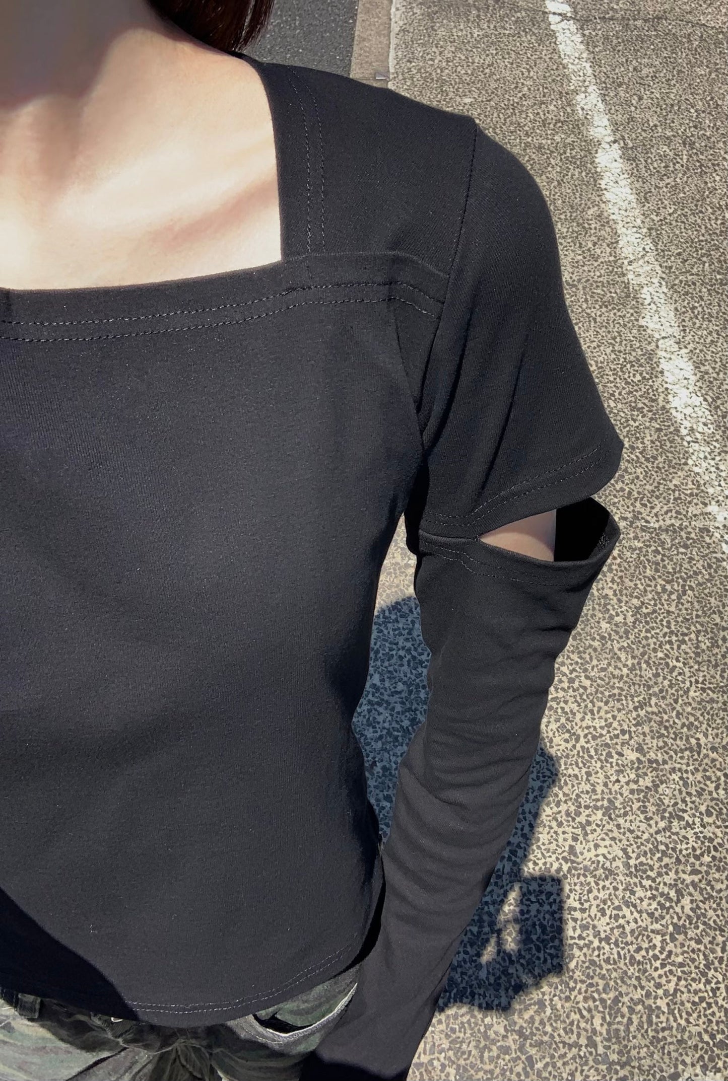ユニークロングTシャツ DPA76023