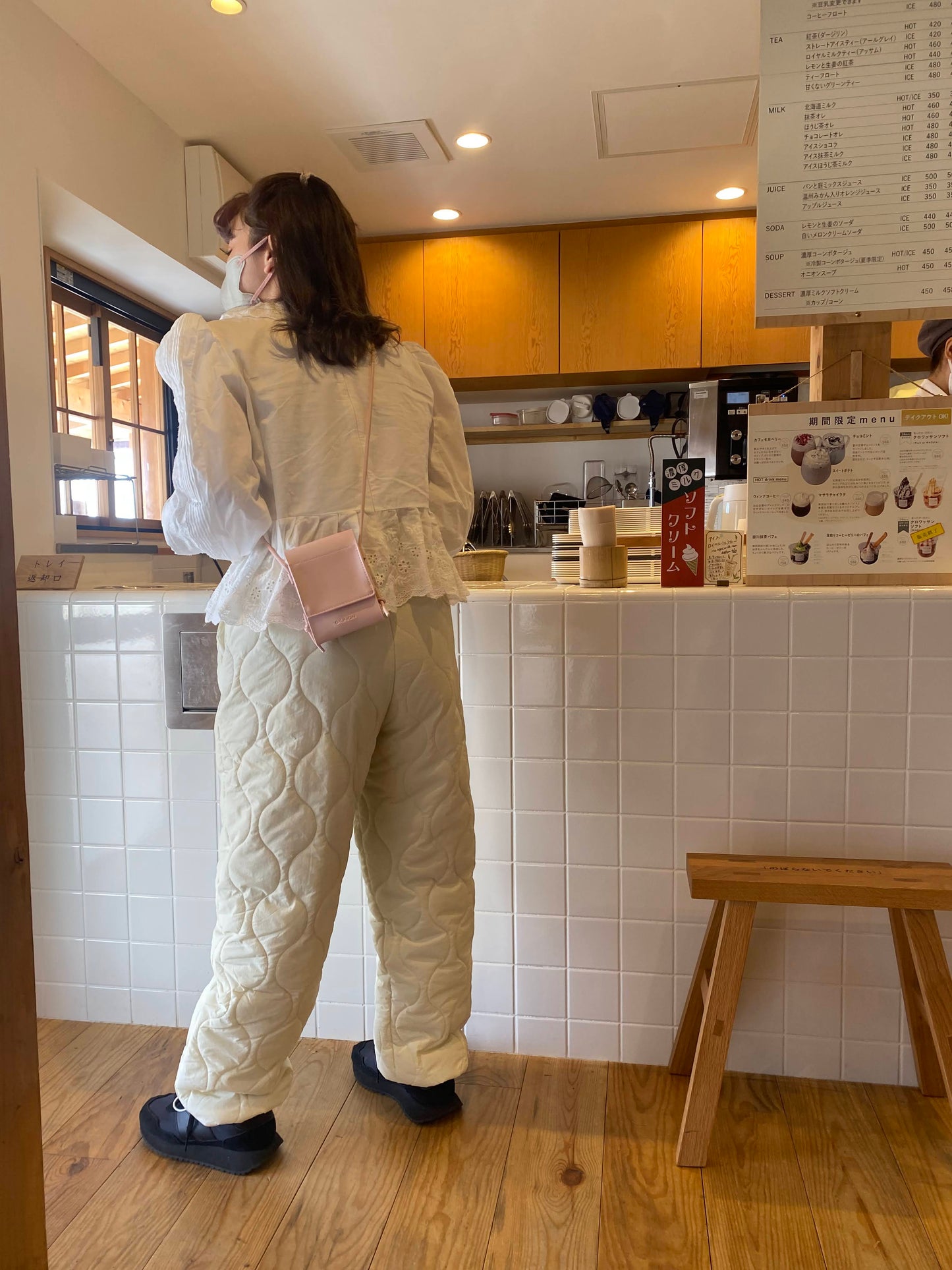 キルティングロングパンツ CPA23009