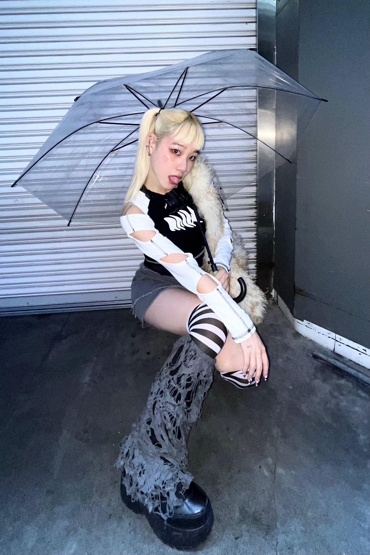 スリットスリーブロングTシャツ DPA80043