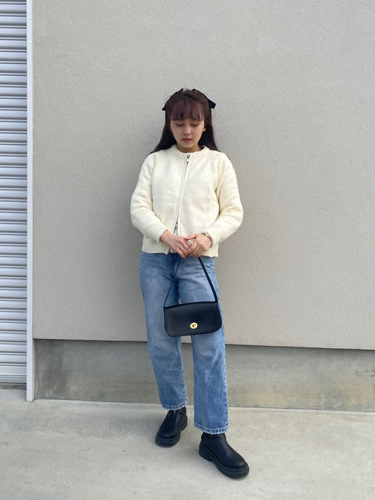 ジップニットカーディガン CPA23018