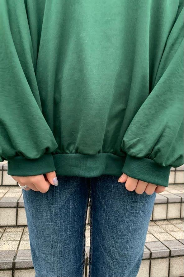 グリーンオーバーロゴスウェット DPA02049