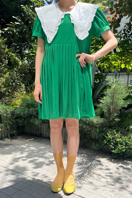 レースビックカラーワンピース DPA51010