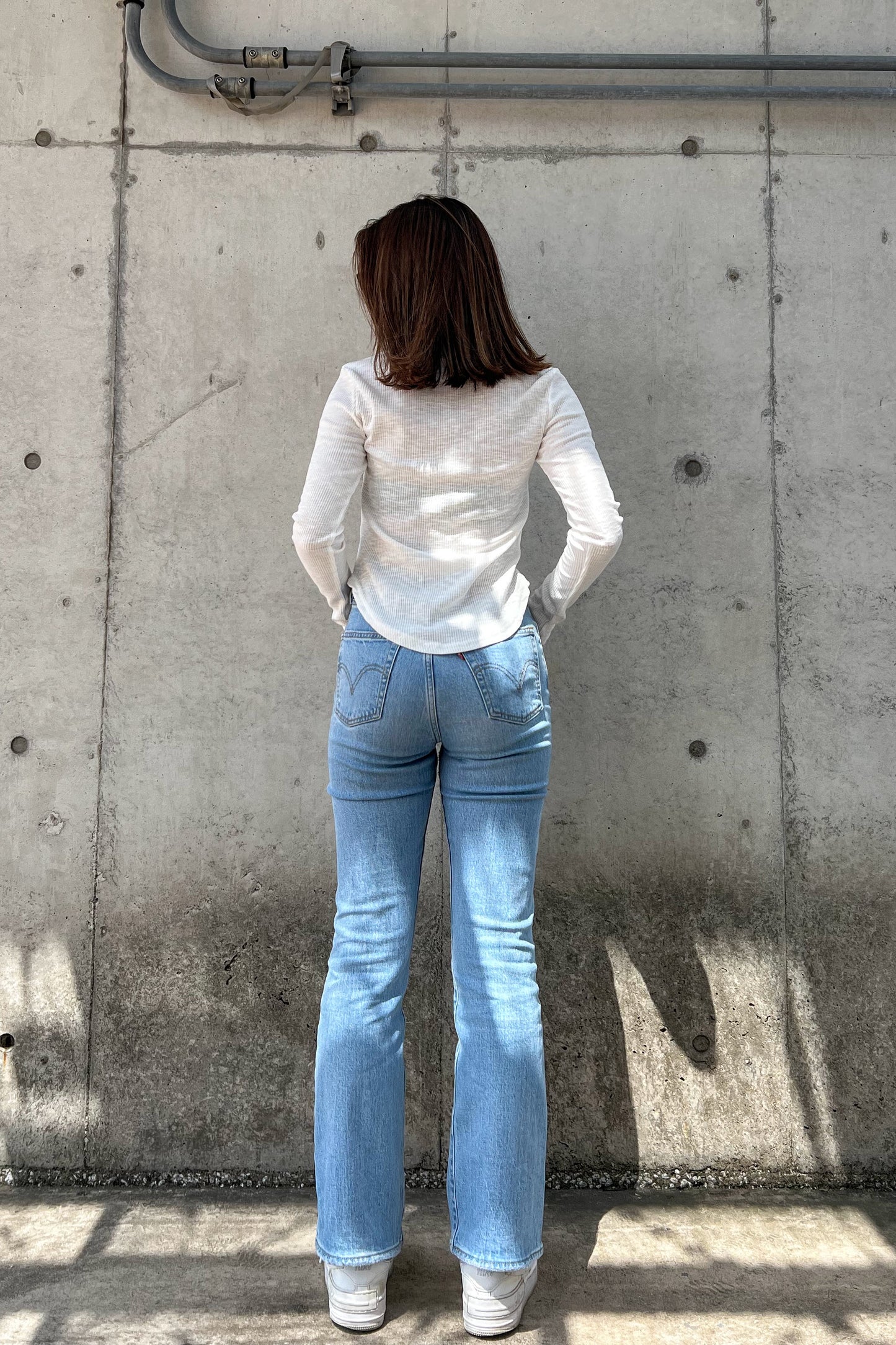 シンプルボタンリブTシャツ DPA30127