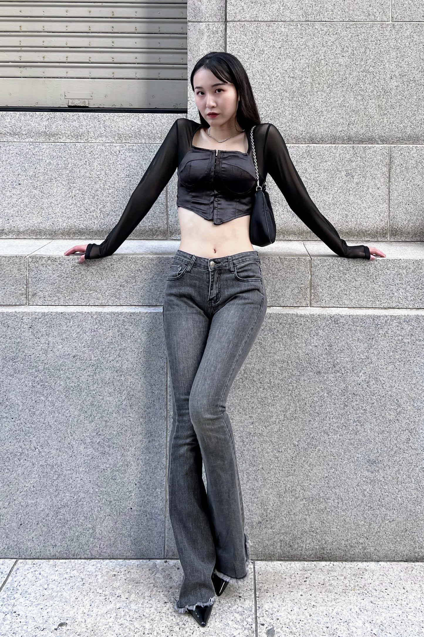 ラブシックブラックパンツ DPA90046