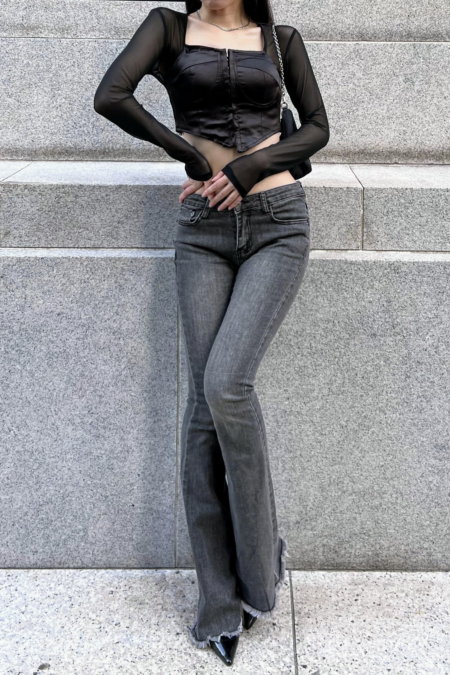 ラブシックブラックパンツ DPA90046