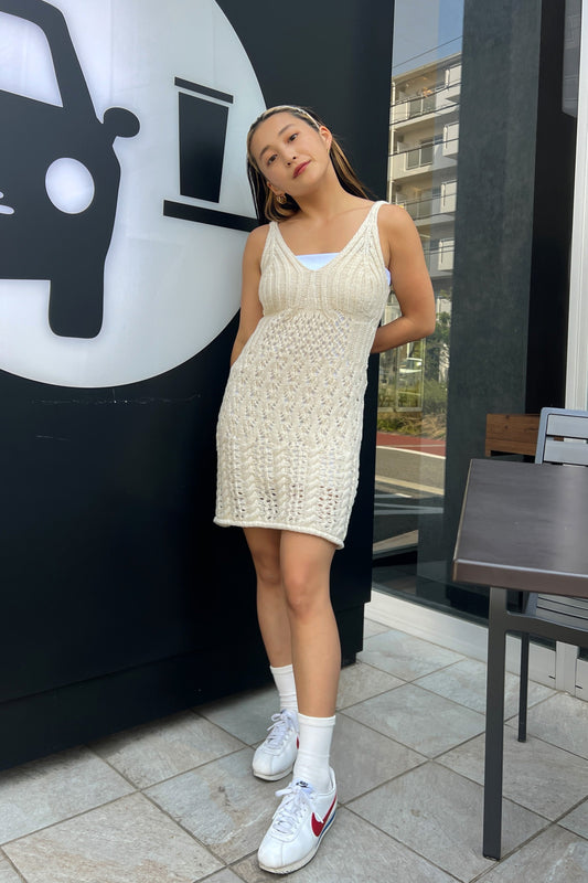 メッシュニットワンピース DPA14186