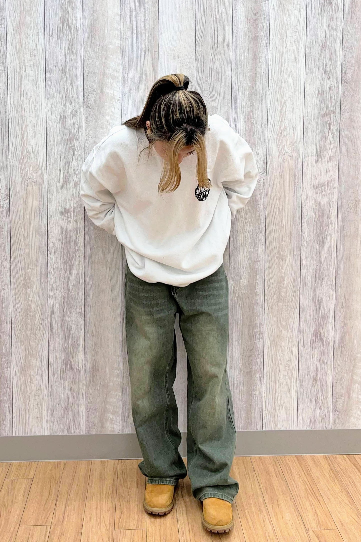 グリーンデニムパンツ DPB42020