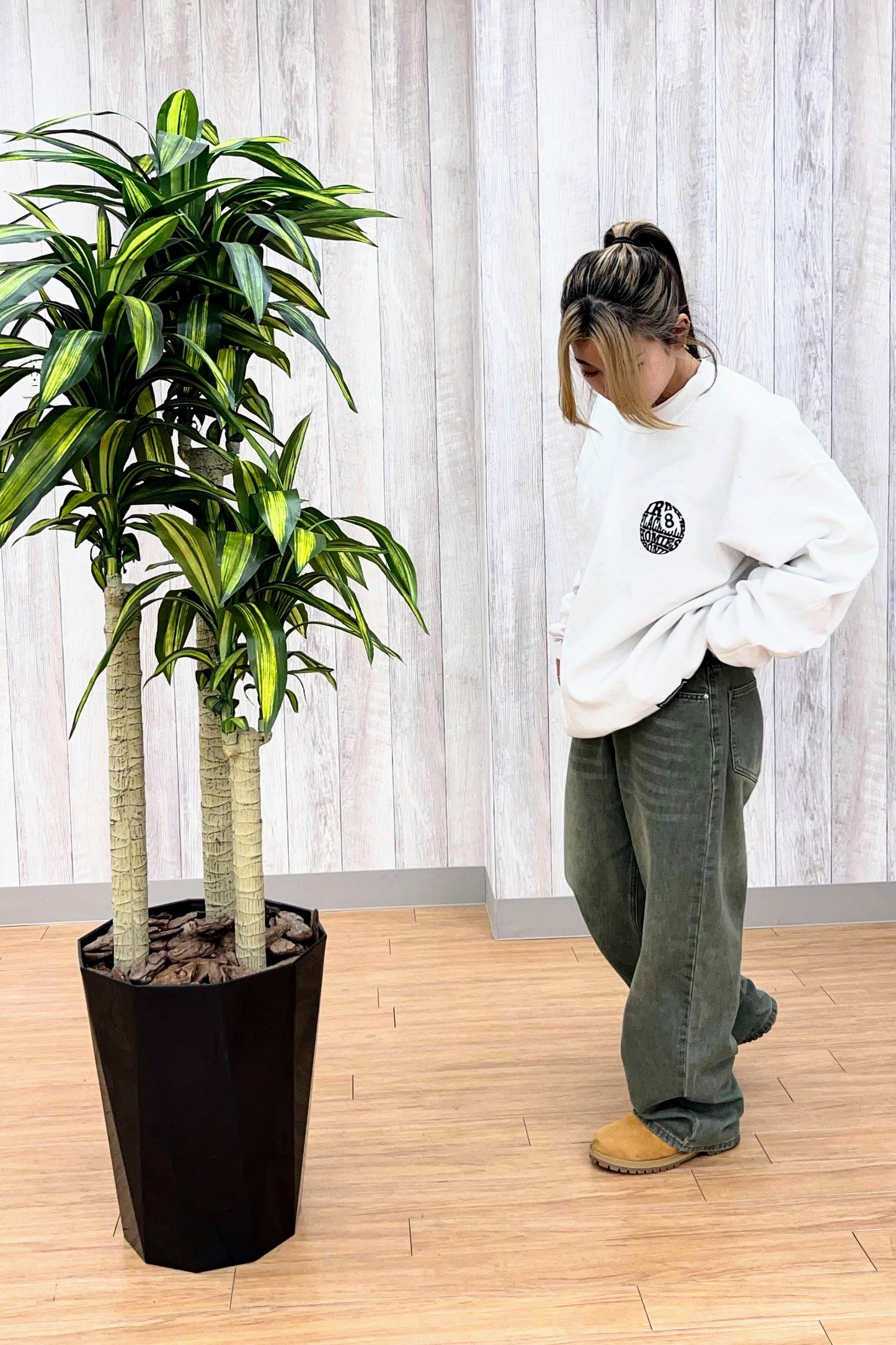 グリーンデニムパンツ DPB42020
