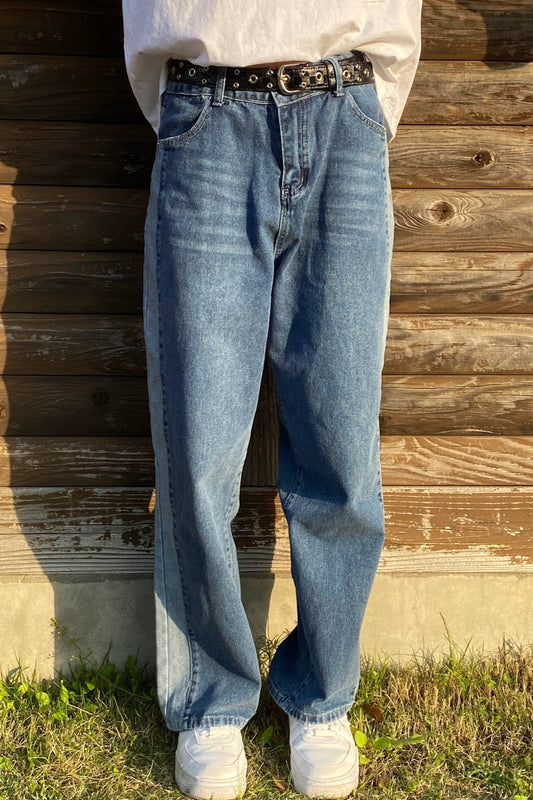 ラインデニムジーンズ DPA46038