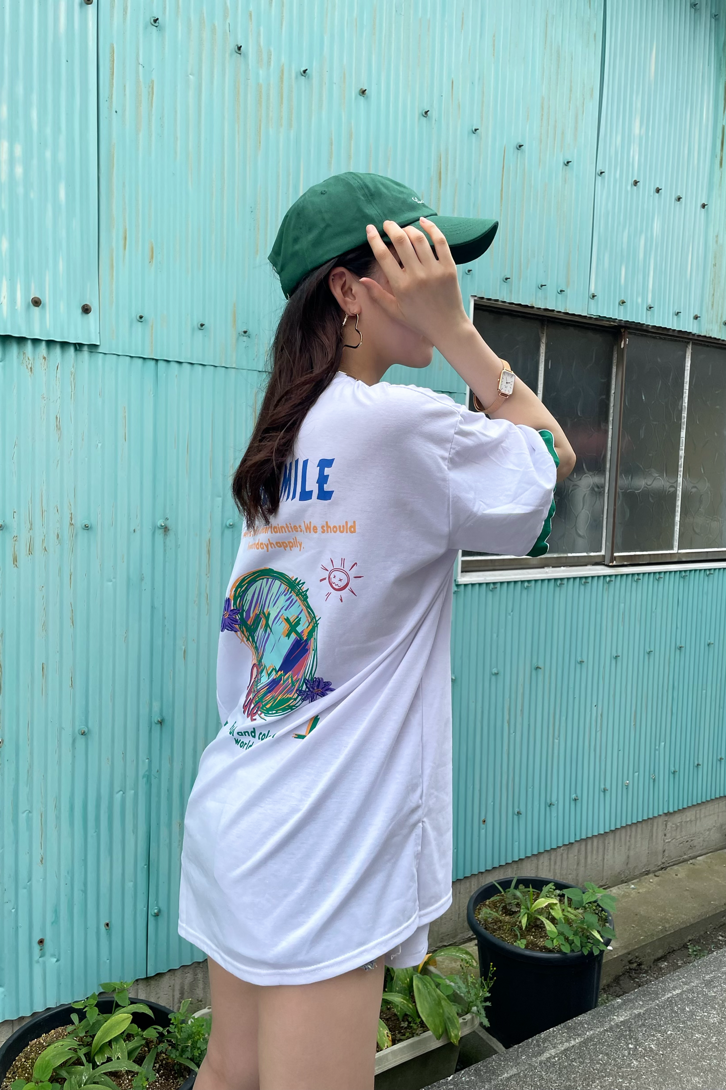 バックプリントオーバーTシャツ DPB01019