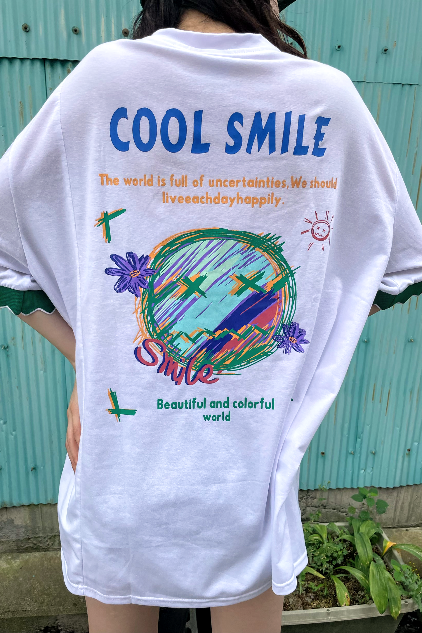 バックプリントオーバーTシャツ DPB01019