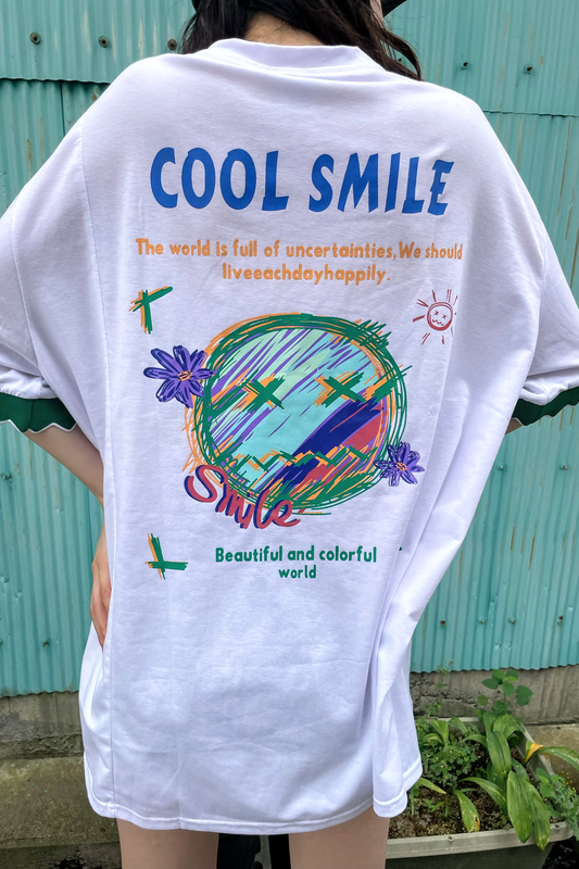 バックプリントオーバーTシャツ DPB01019