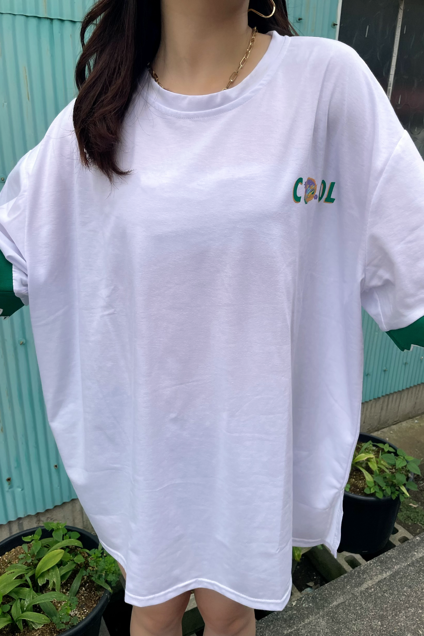 バックプリントオーバーTシャツ DPB01019