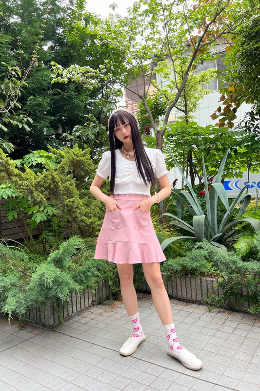 ハイウエストAラインフリルスカート DPA51011