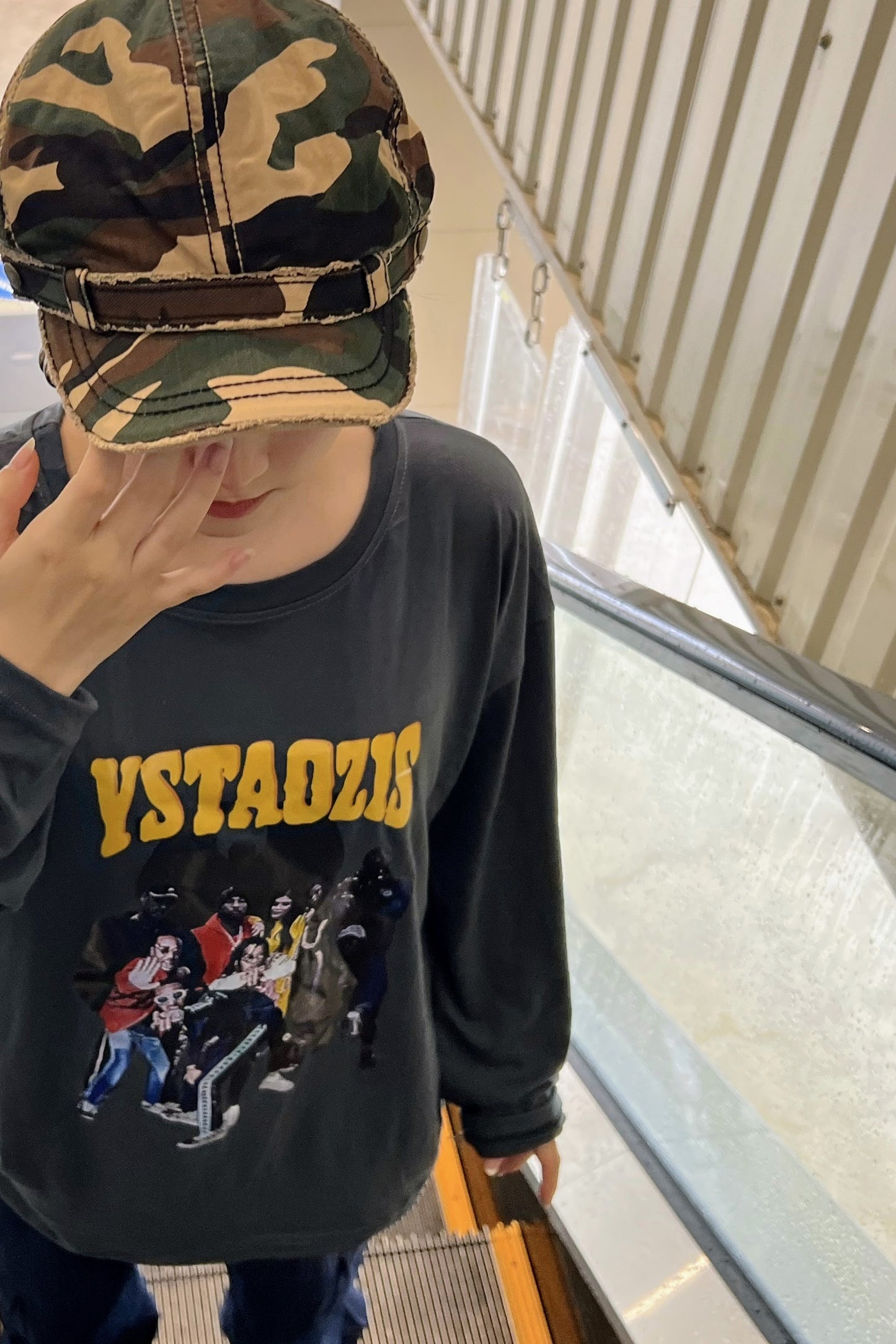 ストリートプリントロングTシャツ DPA89042